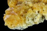 Orange Selenite Crystal Cluster (Fluorescent) - Peru #130512-3